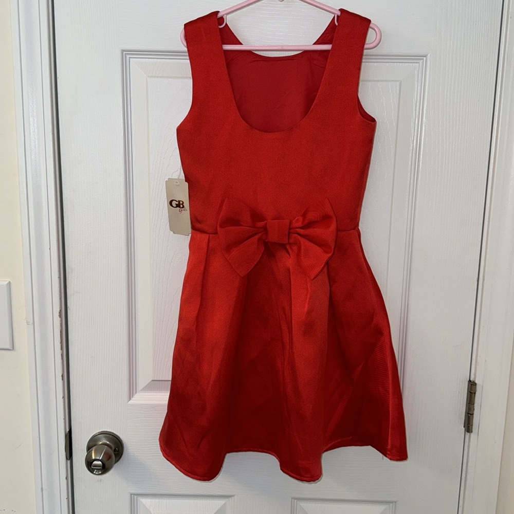 GB Girls red dress - Picture 2 of 5